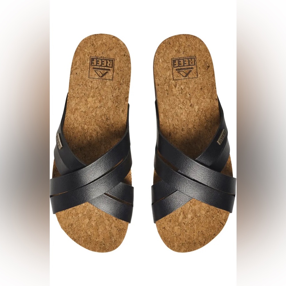 Reef Women's Black Cork Sandals